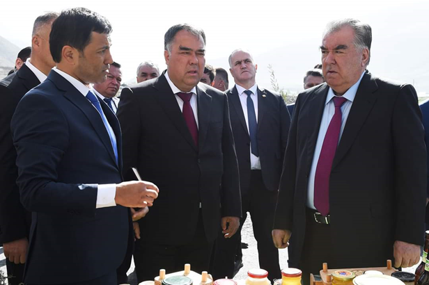 Commissioning of a water pipeline and construction of an intensive park in the area of the Nodal plain of farmland in the city of Penjikent