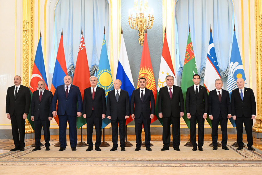 Participation in the meeting of the CIS Council of Heads of State