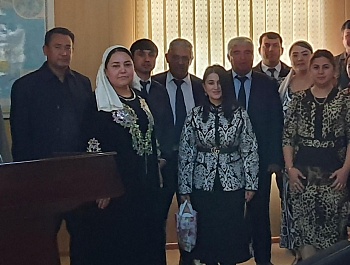 Баргузории чорабинии тантанавӣ бахшида ба "Рӯзи Модарон" дар Агентии хоҷагии ҷангали назди Ҳукумати Ҷумҳурии Тоҷикистон